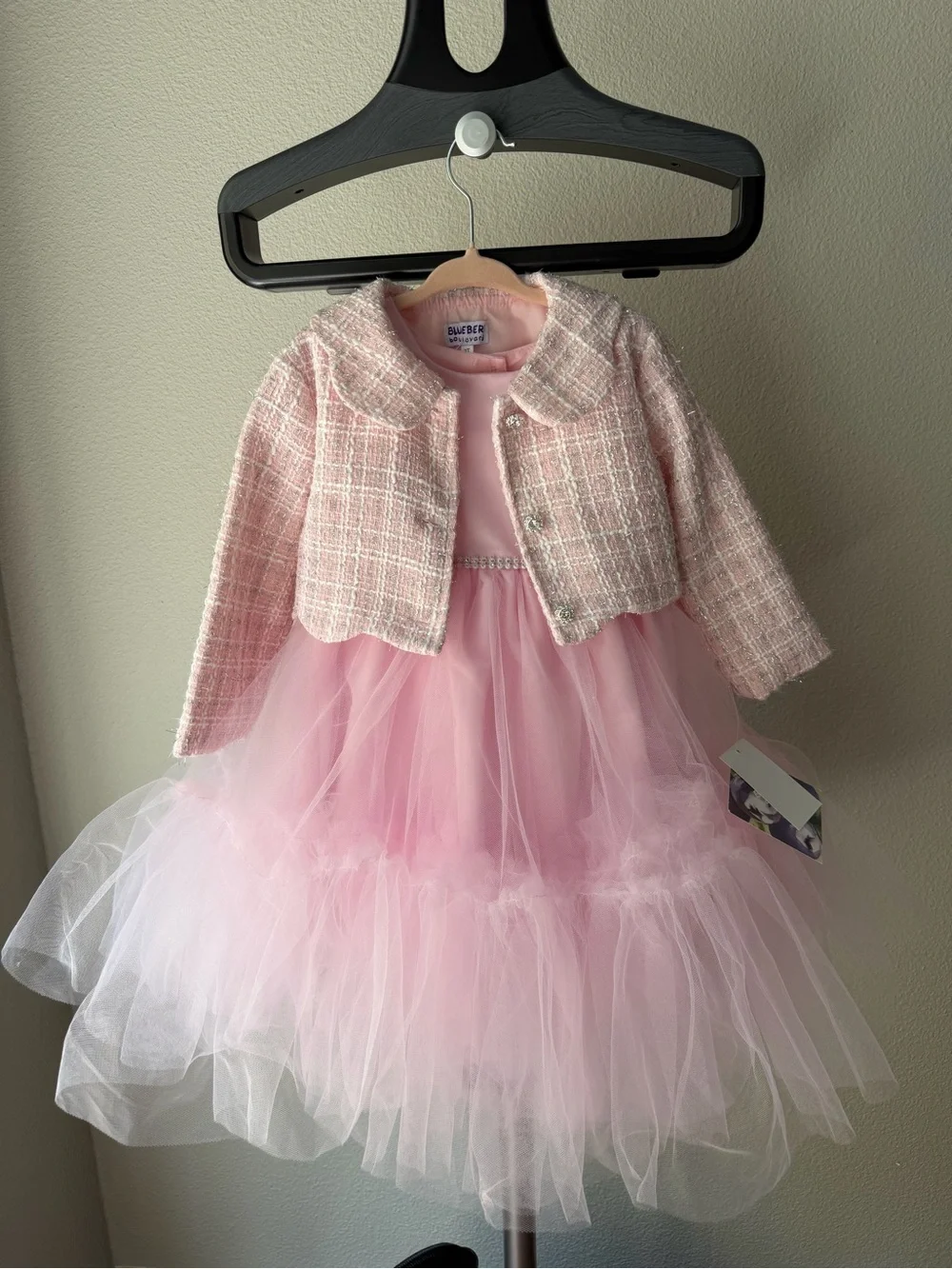 Pink Tulle Dress Toddler Girl 3T